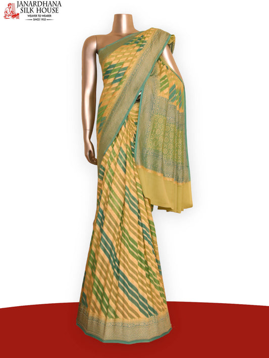 Designer Exclusive Banarasi Georgette Silk Saree AJ202446