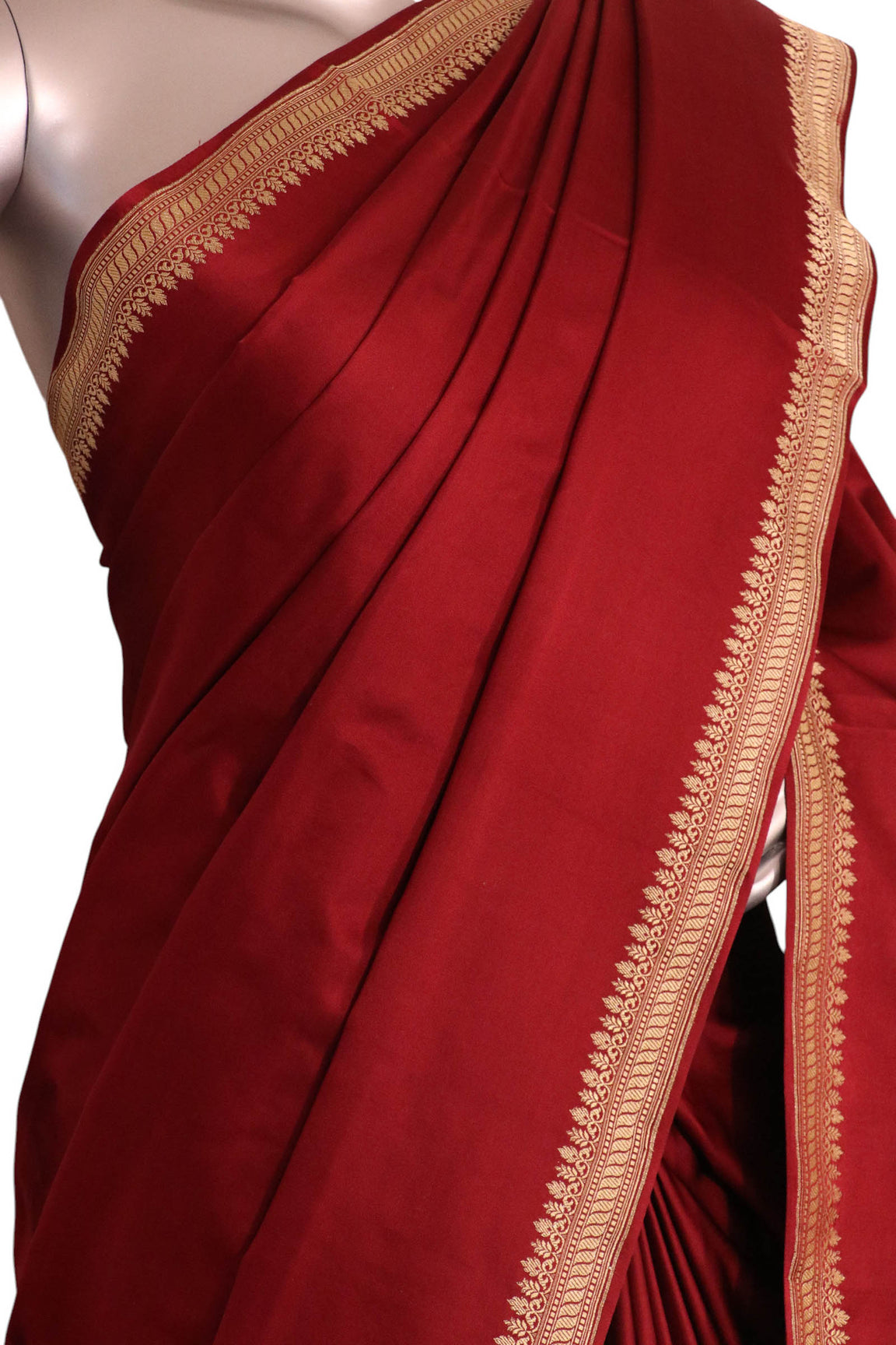 Satin Banarasi Pure Silk Saree. AL200371