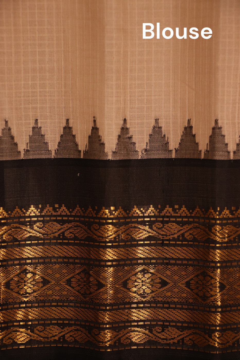 Traditional Temple Handloom Gadwal Silk Cotton Saree AJ210434