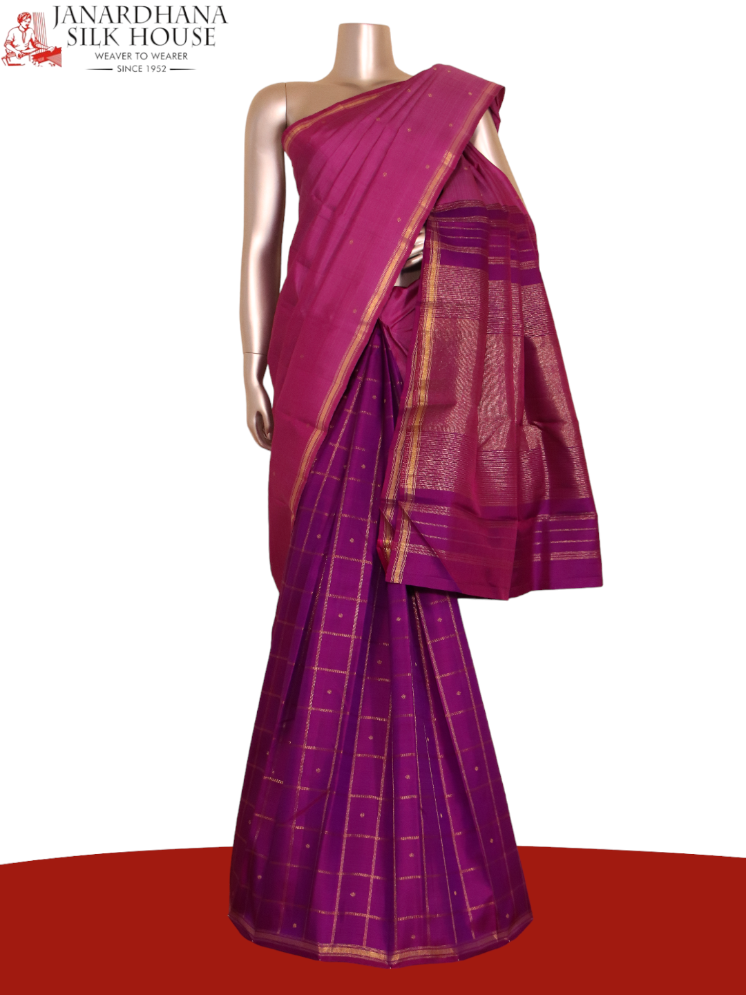 Exclusive Patli Kanjeevaram Silk Saree AJ211496