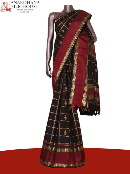 Pure Handloom Kanjeevaram Silk Saree AL202838
