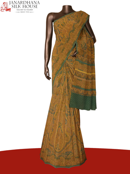 Exclusive Paisley Pure Crepe Silk Saree AJ205461