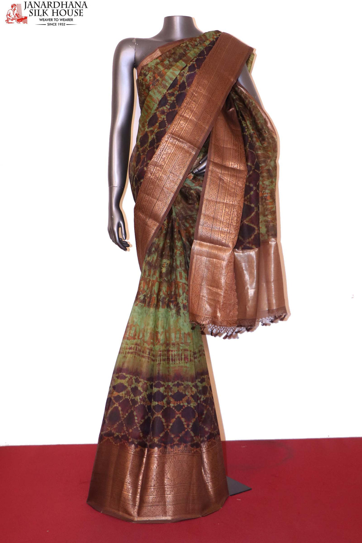 Exclusive Organza Printed Silk Saree AI209892