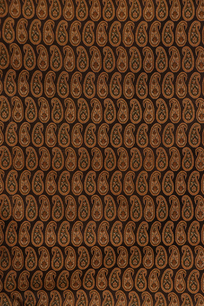 Handloom Pure Silk Jamawar Fabric AA215855