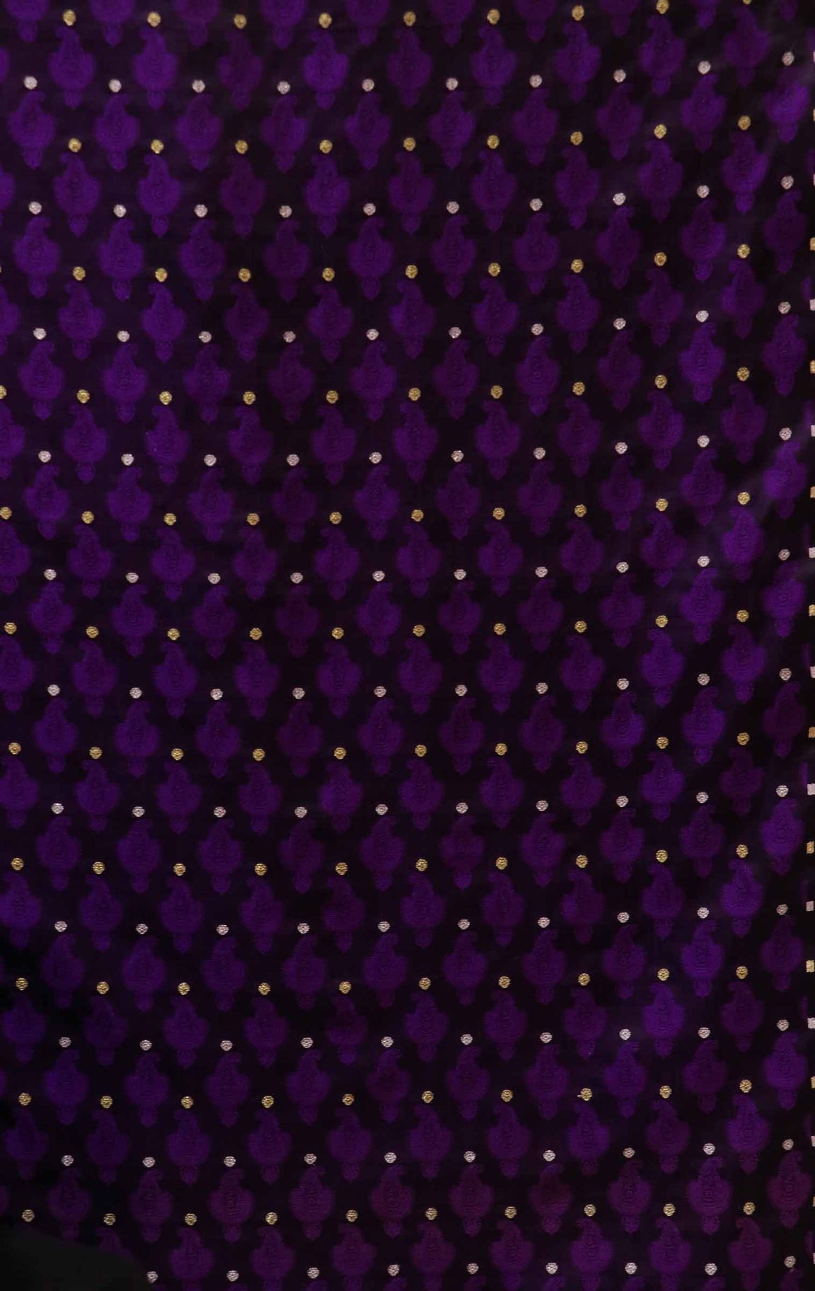 Handloom Pure Jamawar Silk Fabric AE205188