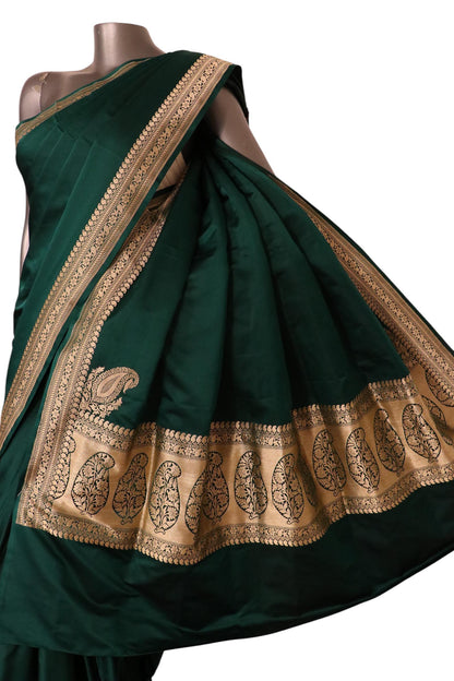 Satin Banarasi Pure Silk Saree. AL200367