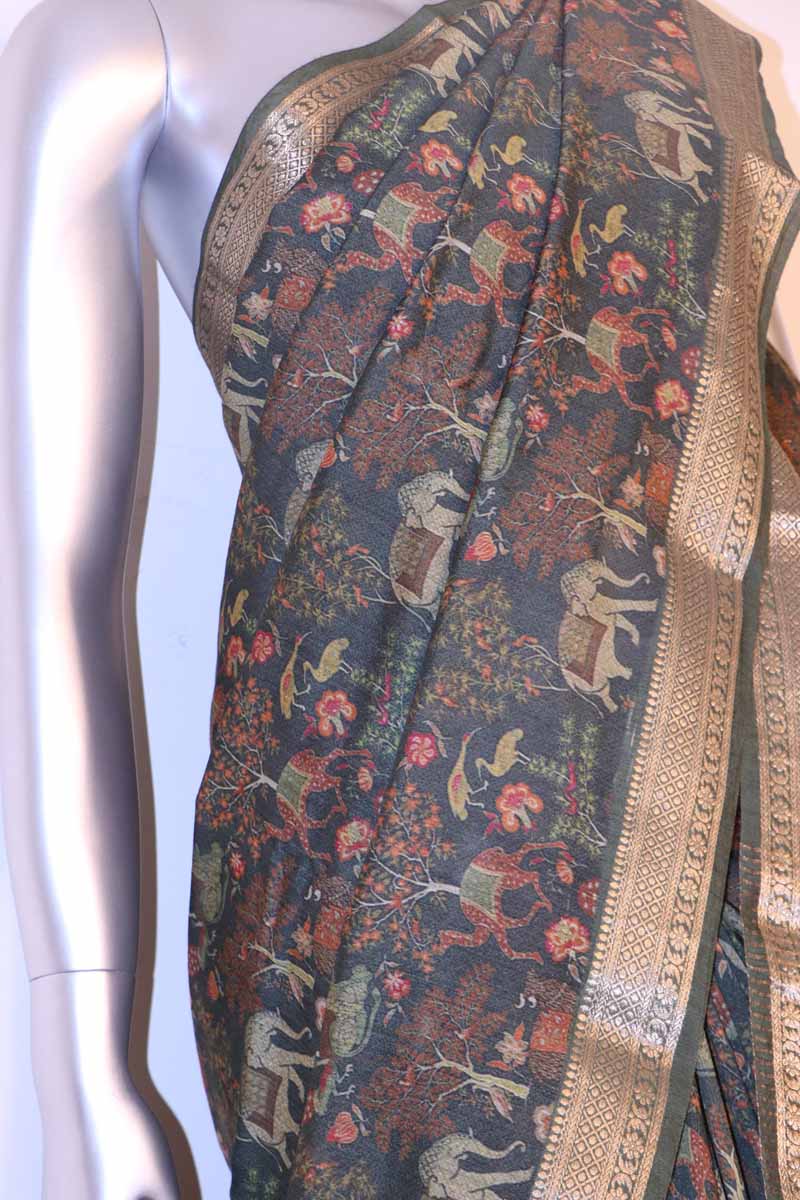 Handloom Pure Tussar Silk Saree AI201938