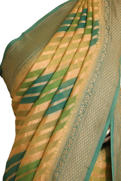 Designer Exclusive Banarasi Georgette Silk Saree AJ202446