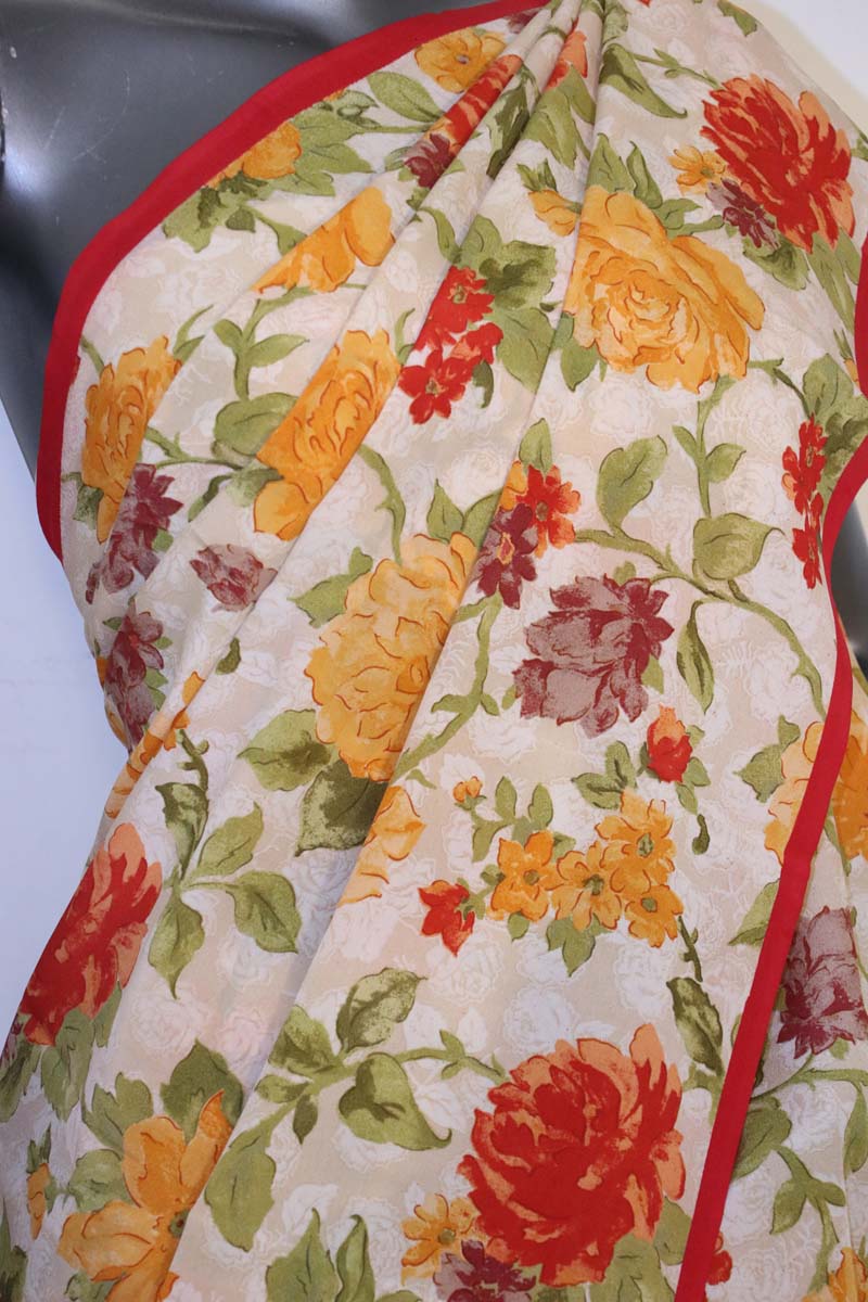 Printed Pure Crepe Silk Saree AJ201310