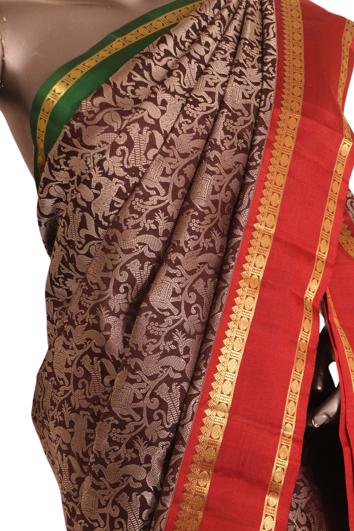 Exclusive Handloom Wedding Kanjeevaram Silk Saree AK204824