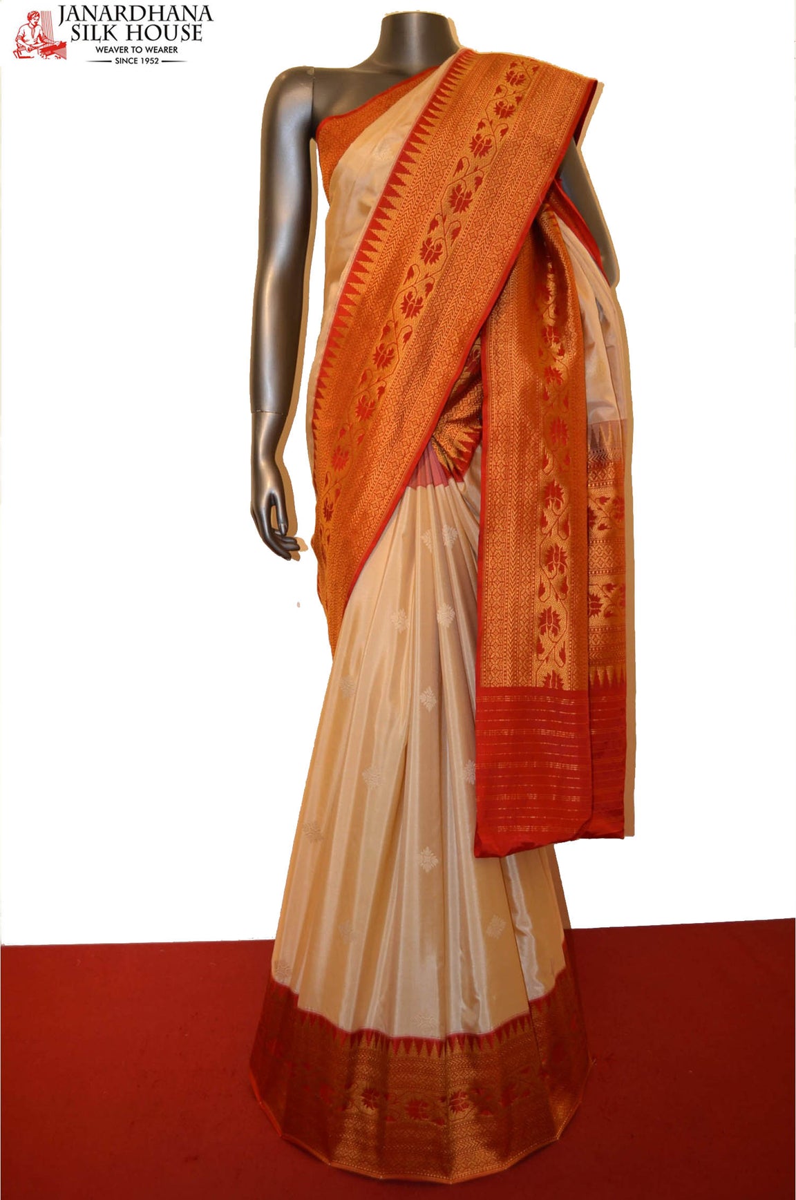 Classic Contrast Special Grand Banarasi Silk Saree AD212235
