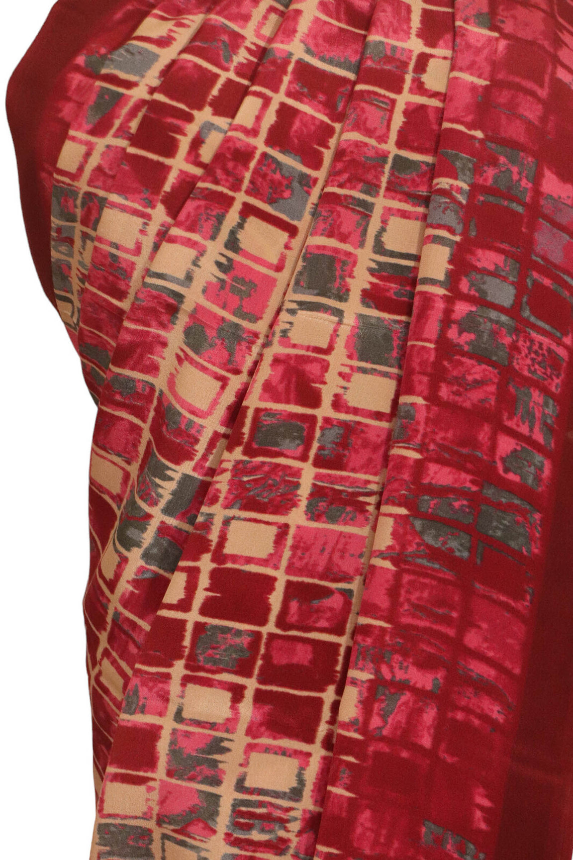 Designer Abstract Crepe Silk Saree AJ206300