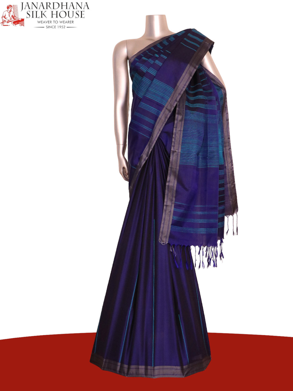 Designer Handloom Soft Silk Saree AK200654