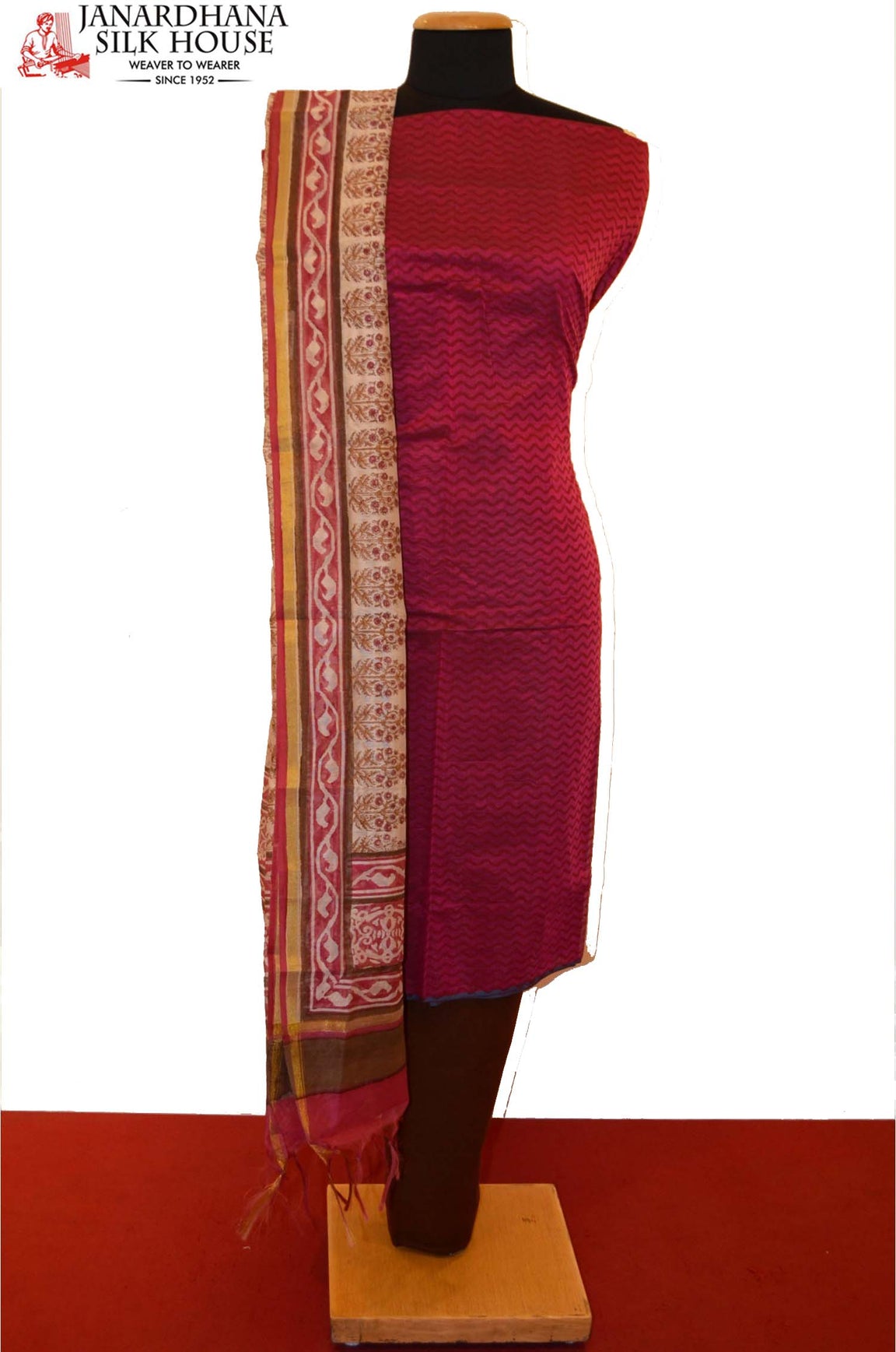Classic Printed Pure Cotton Suit AE205914
