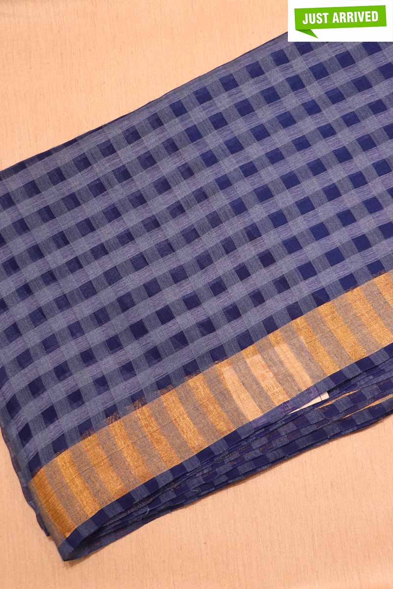 checks classic handloom pure tussar silk saree af211359