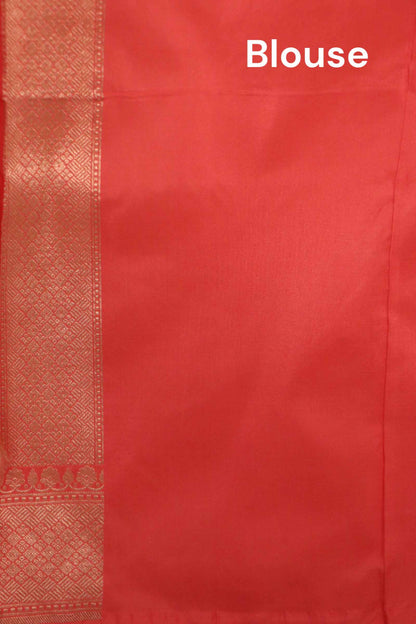 Pure Handloom Meenakari Banarasi Silk Saree AK203325
