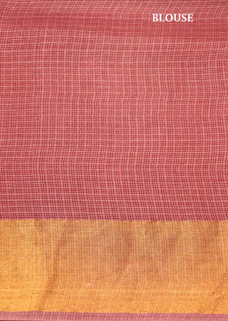 Designer Pure Silk Tussar Kota Embroidery Saree AI202812