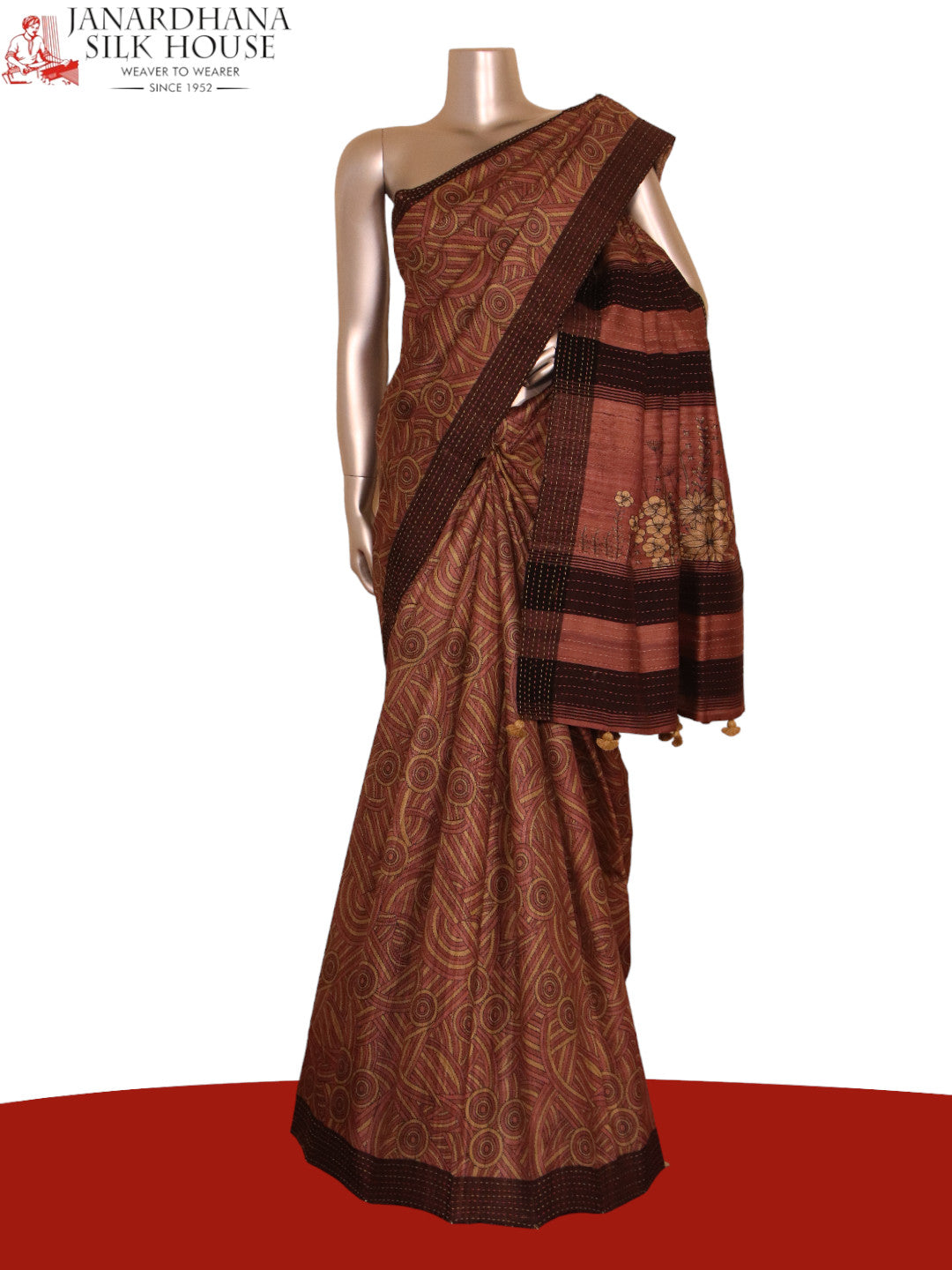 Exclusive Pure Tussar Silk Saree AJ205318