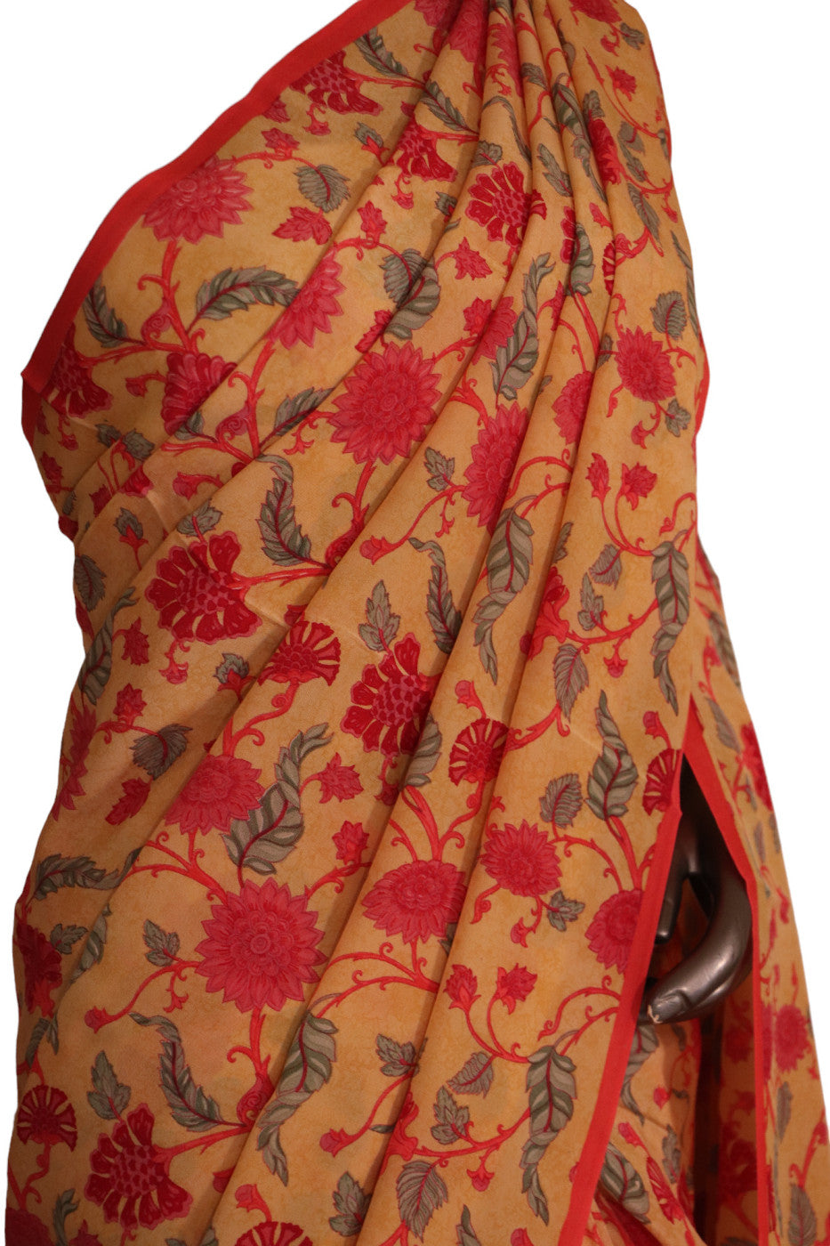 Exclusive Floral Pure Crepe Silk Saree AJ205467