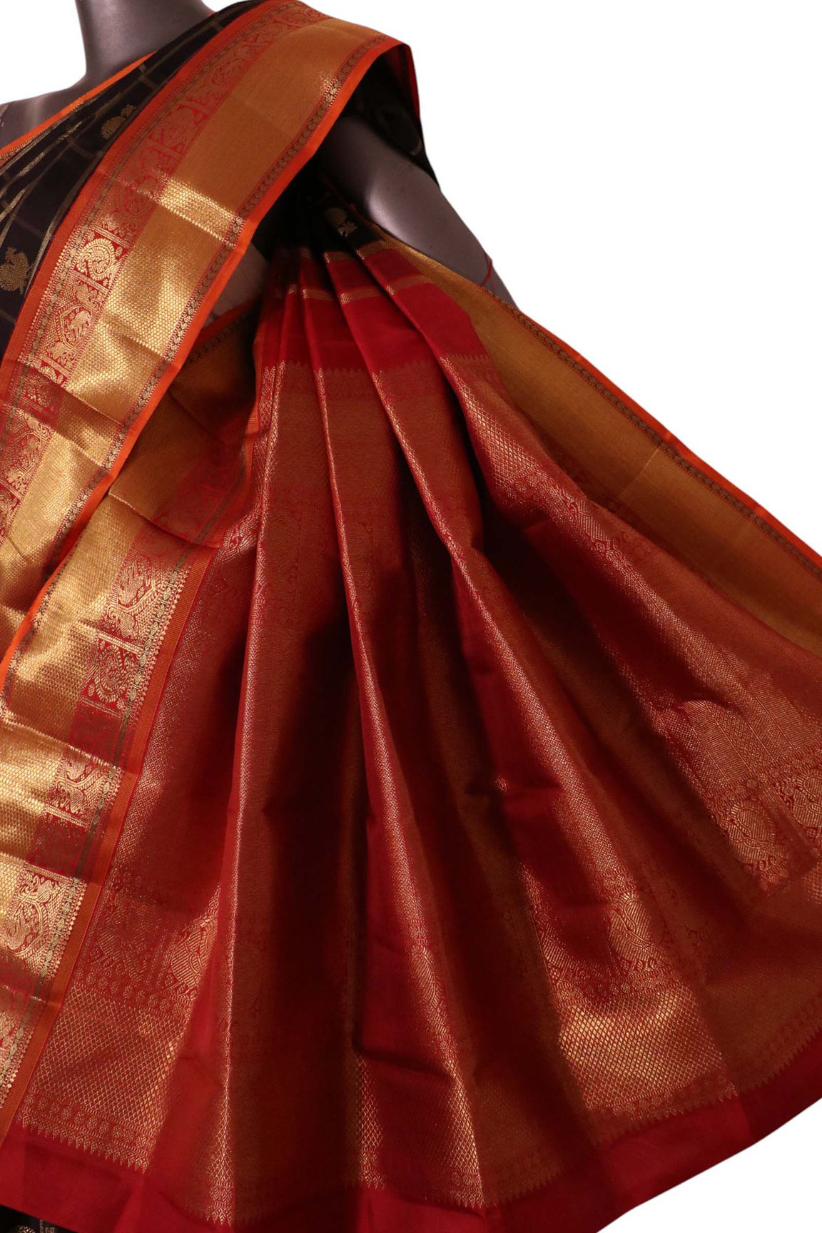 Pure Handloom Kanjeevaram Silk Saree AL210124