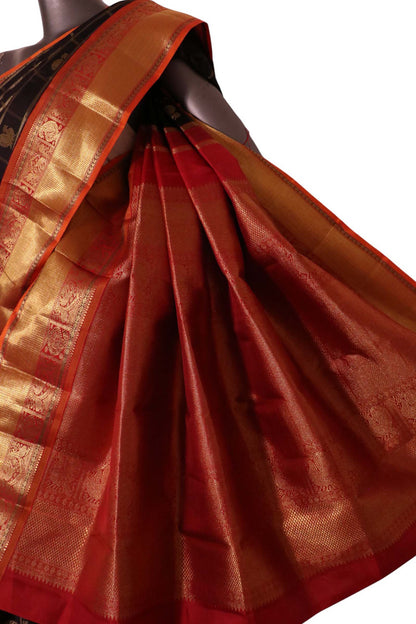 Pure Handloom Kanjeevaram Silk Saree AL210124