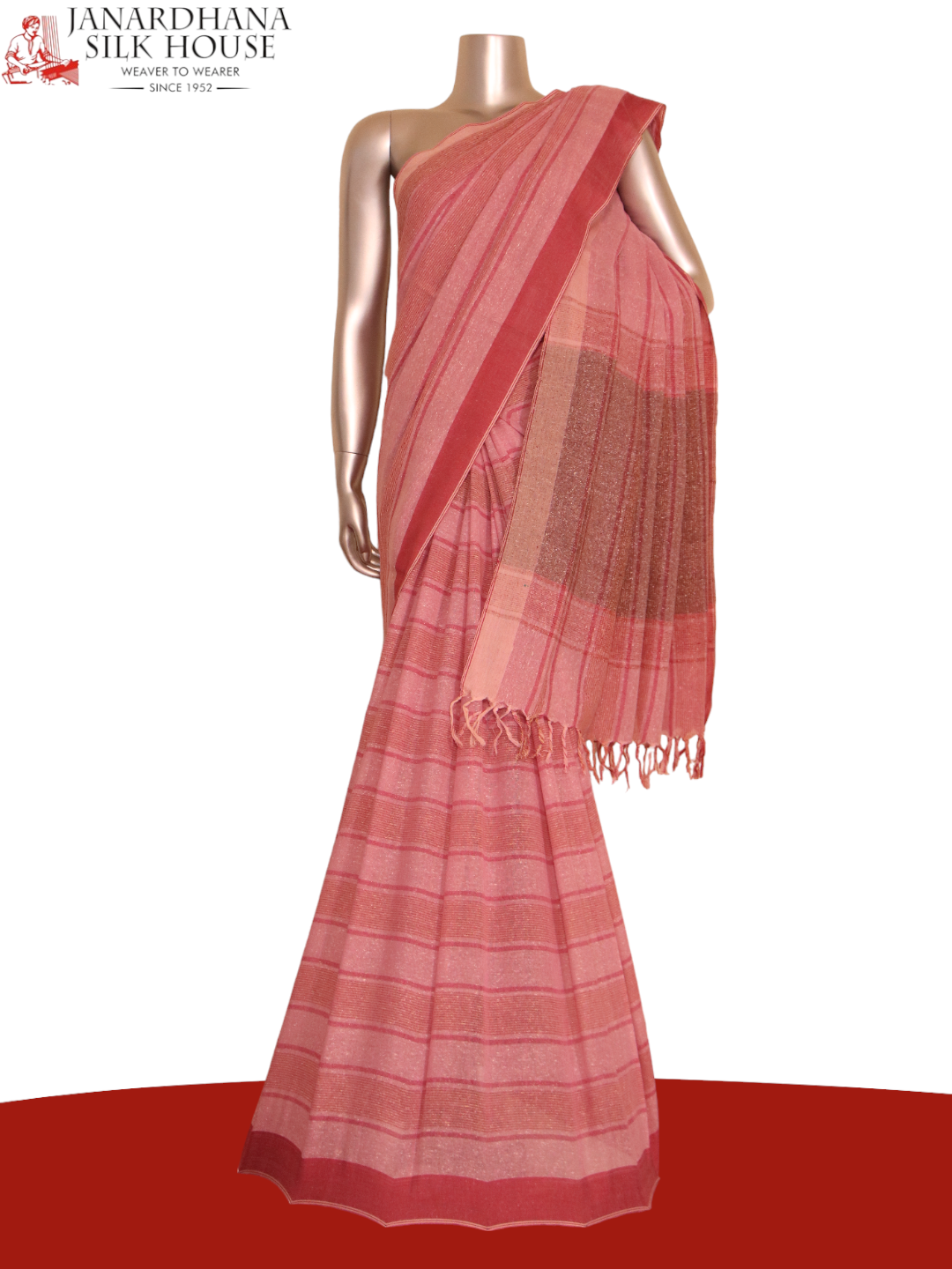 Handloom Pure Tussar Silk Saree AJ204668