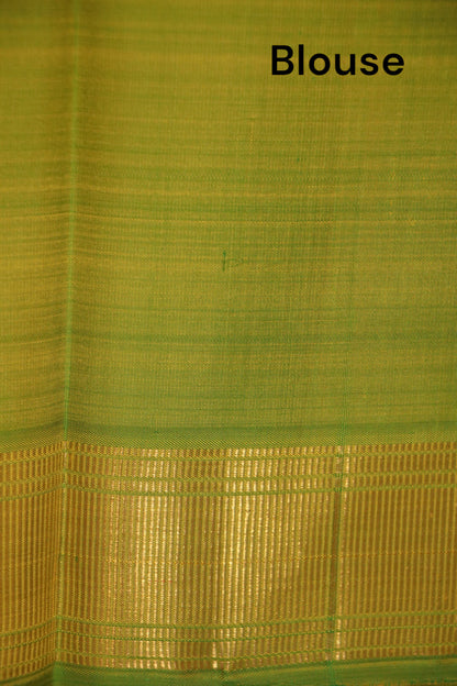 Zari Checks Pink Kanjeevaram Silk Saree AJ210008