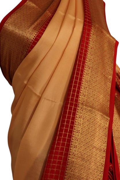 Pure Mysore Crepe Silk Saree AK211817