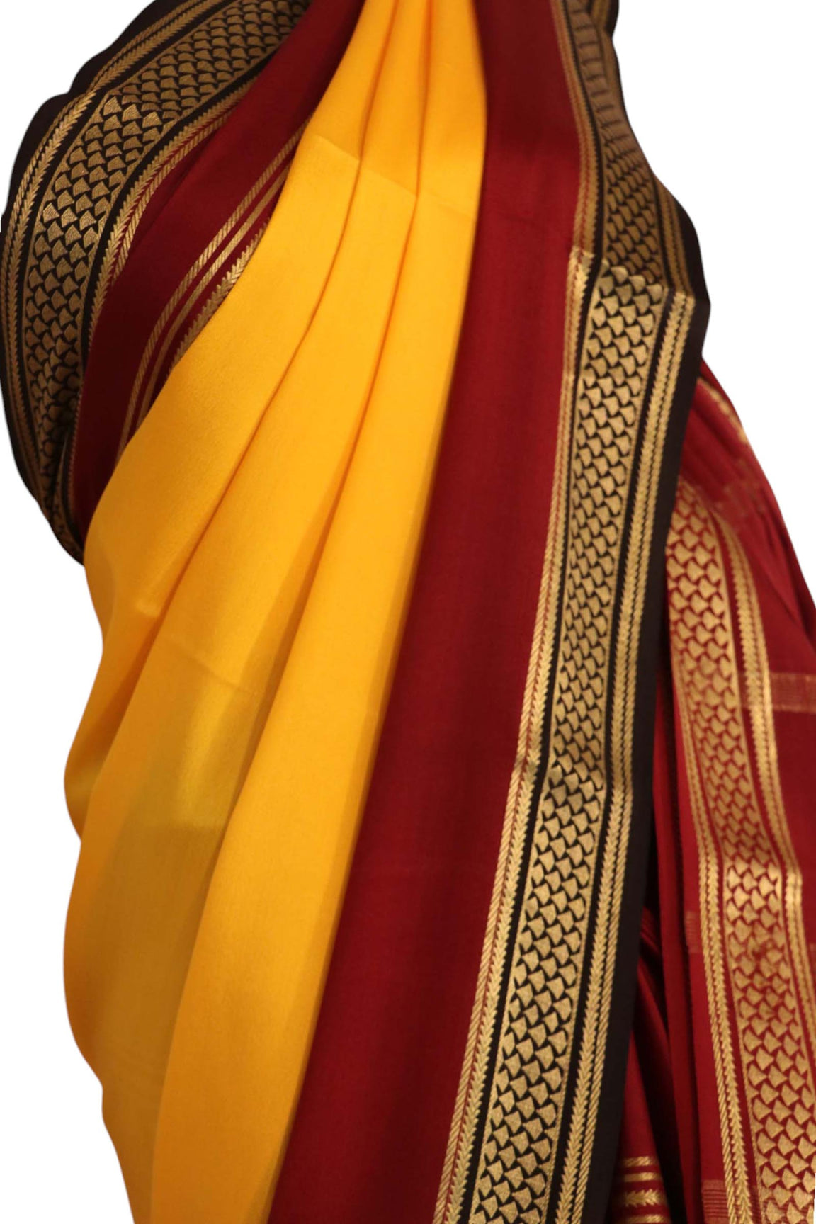 Pure Mysore Crepe Silk Saree AK212264