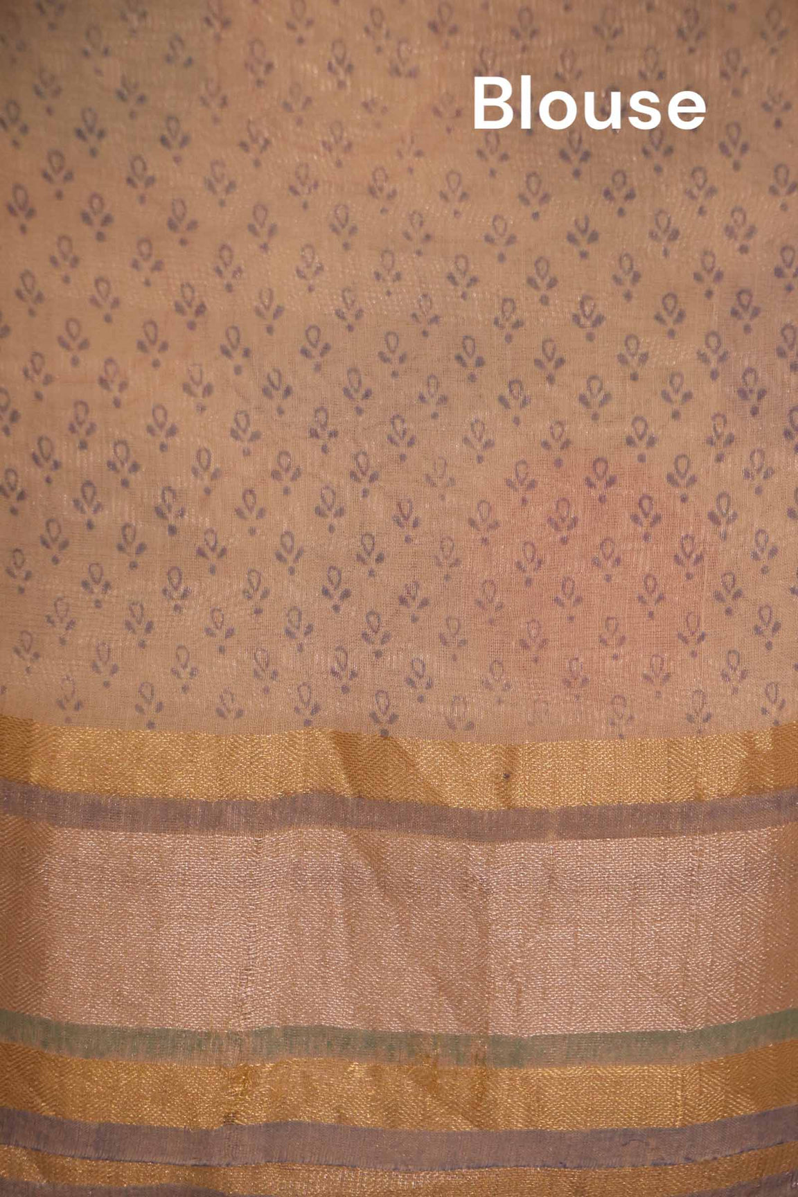 Pure Print Gold Silver Zari Soft Tussar Silk Saree AJ205568