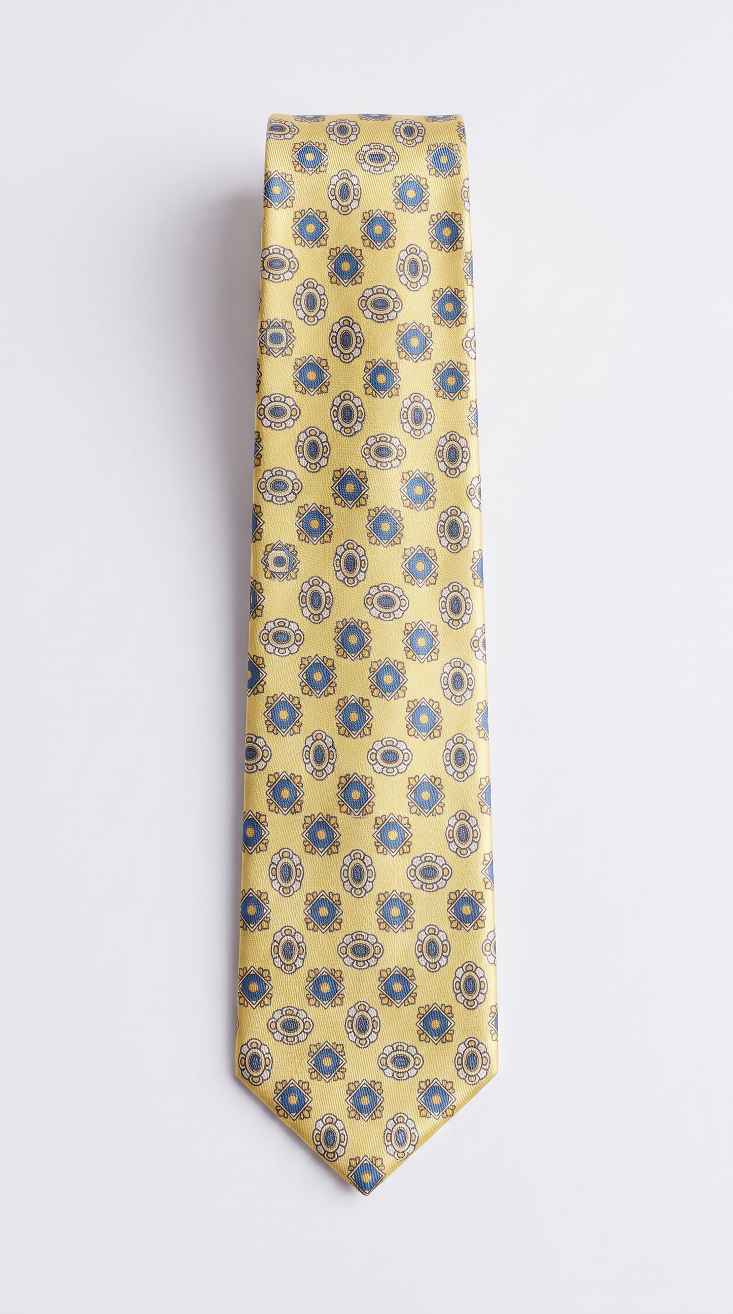silk tie am201246 - full-length front flat-lay view