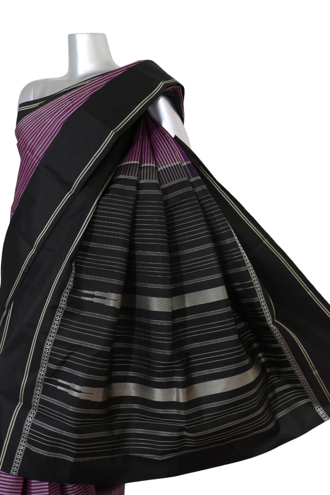 Classic Temple Veldhari Kanjeevaram Silk Saree AK200365