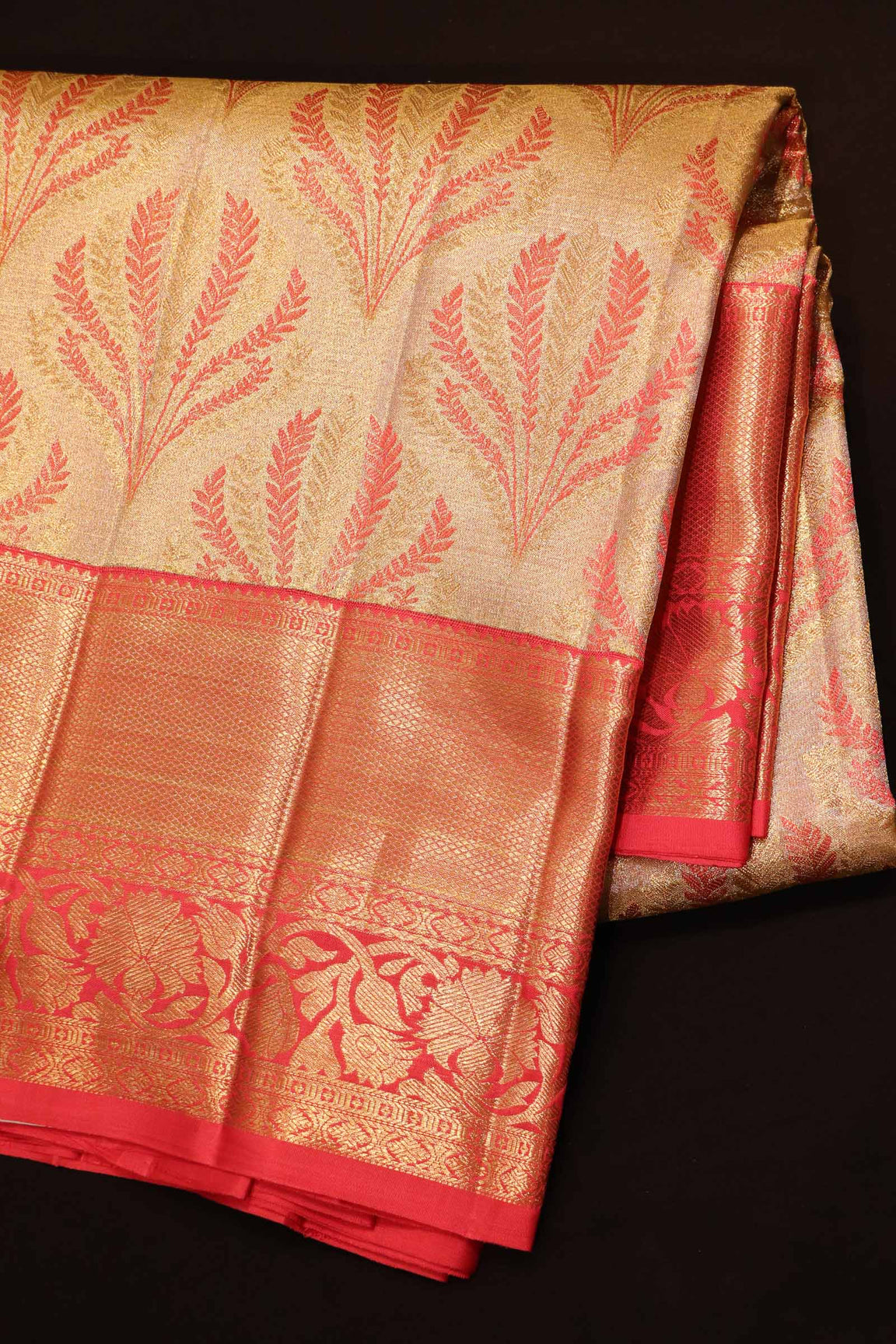 Contemporary Bridal Tissue Kanjeevaram Silk Saree AI201194