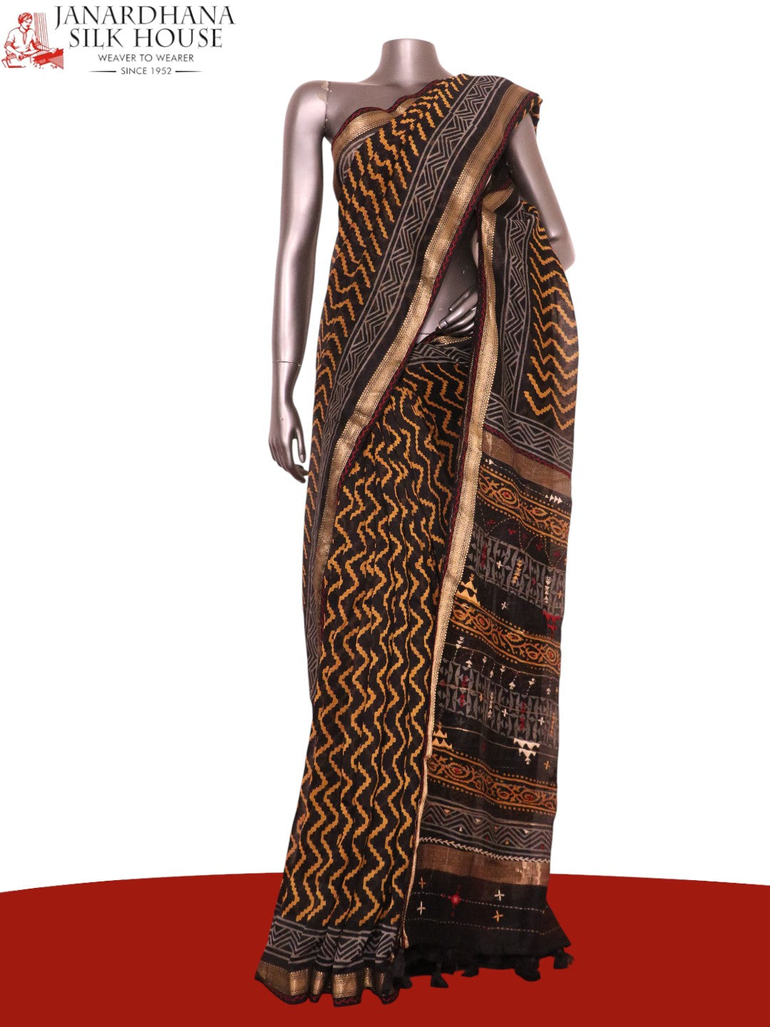 Exclusive Pure Chanderi Cotton Saree AL203854