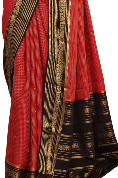 Pure Mysore Crepe Silk Saree AL211362