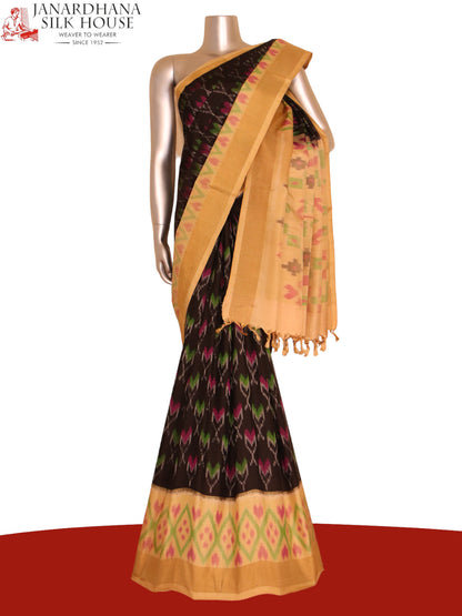 Designer Exclusive Handloom Ikat Soft Silk Saree AJ210730