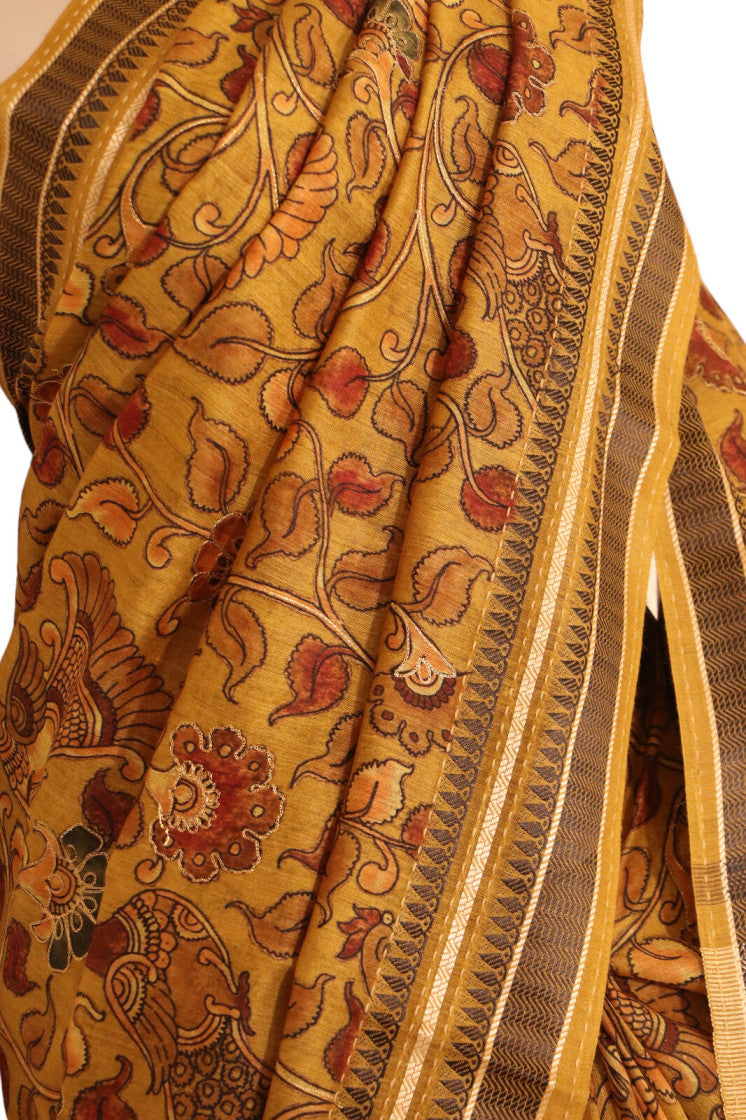 Designer Pure Tussar Silk Saree AJ208773