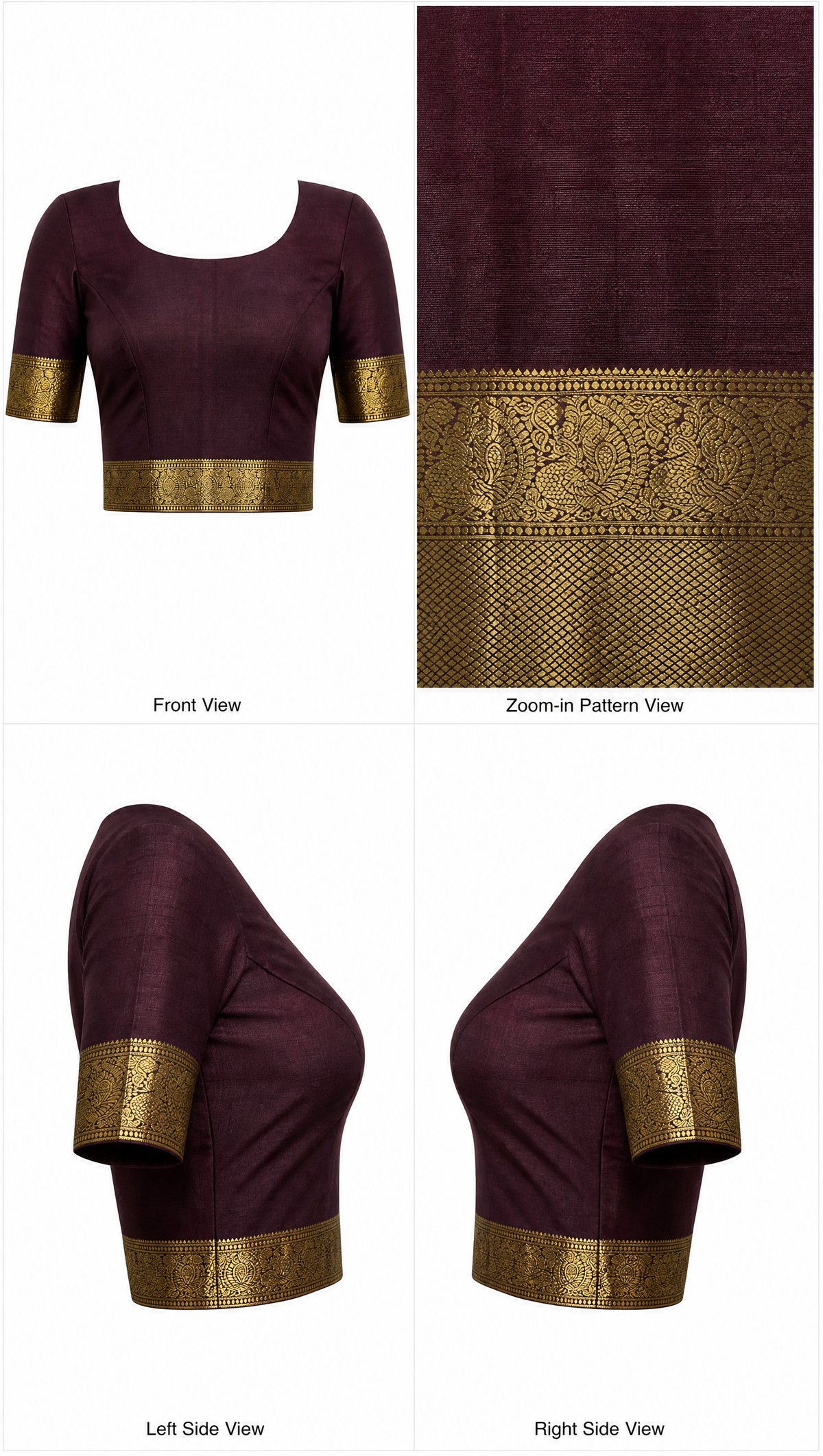 al203030 - blouse grid