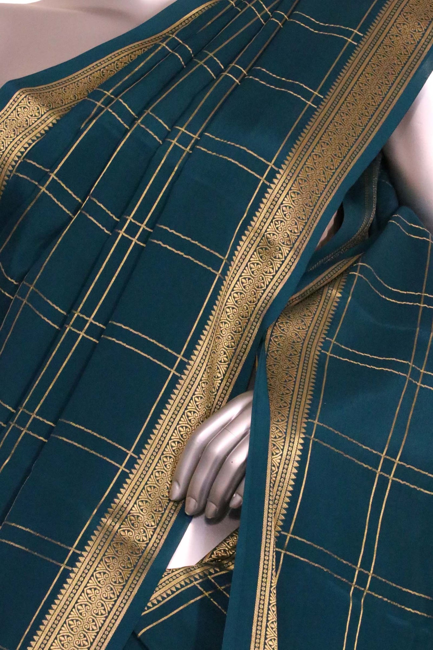 pure mysore crepe silk saree al211336