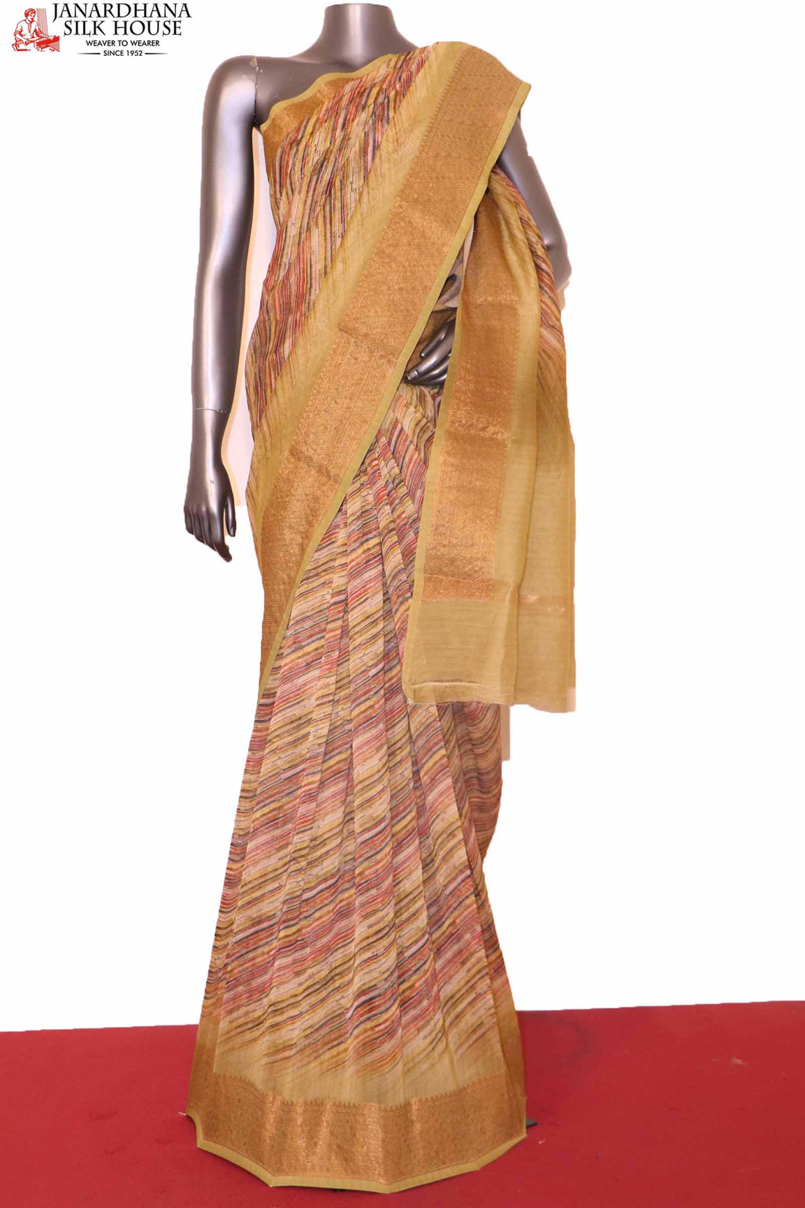 Exclusive Pure Chanderi Cotton Saree AI201077