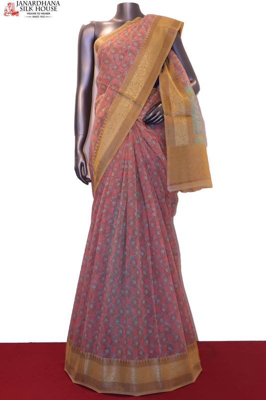 Handloom Pure Cotton Saree AE201023