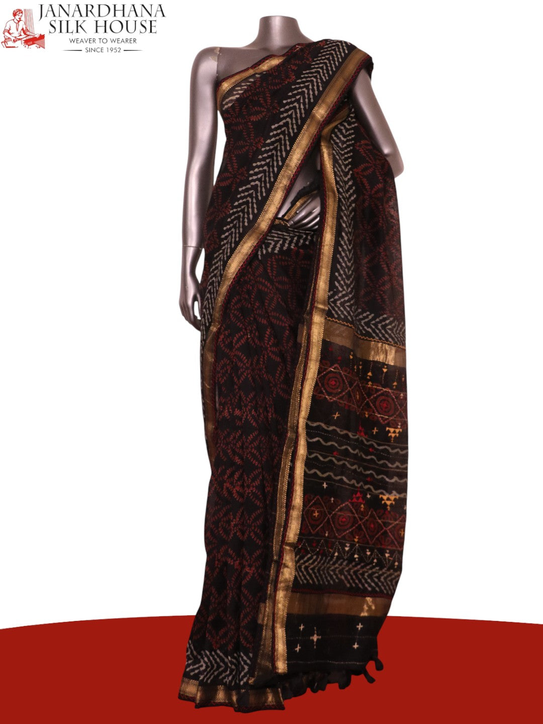 Exclusive Pure Chanderi Cotton Saree AL203847