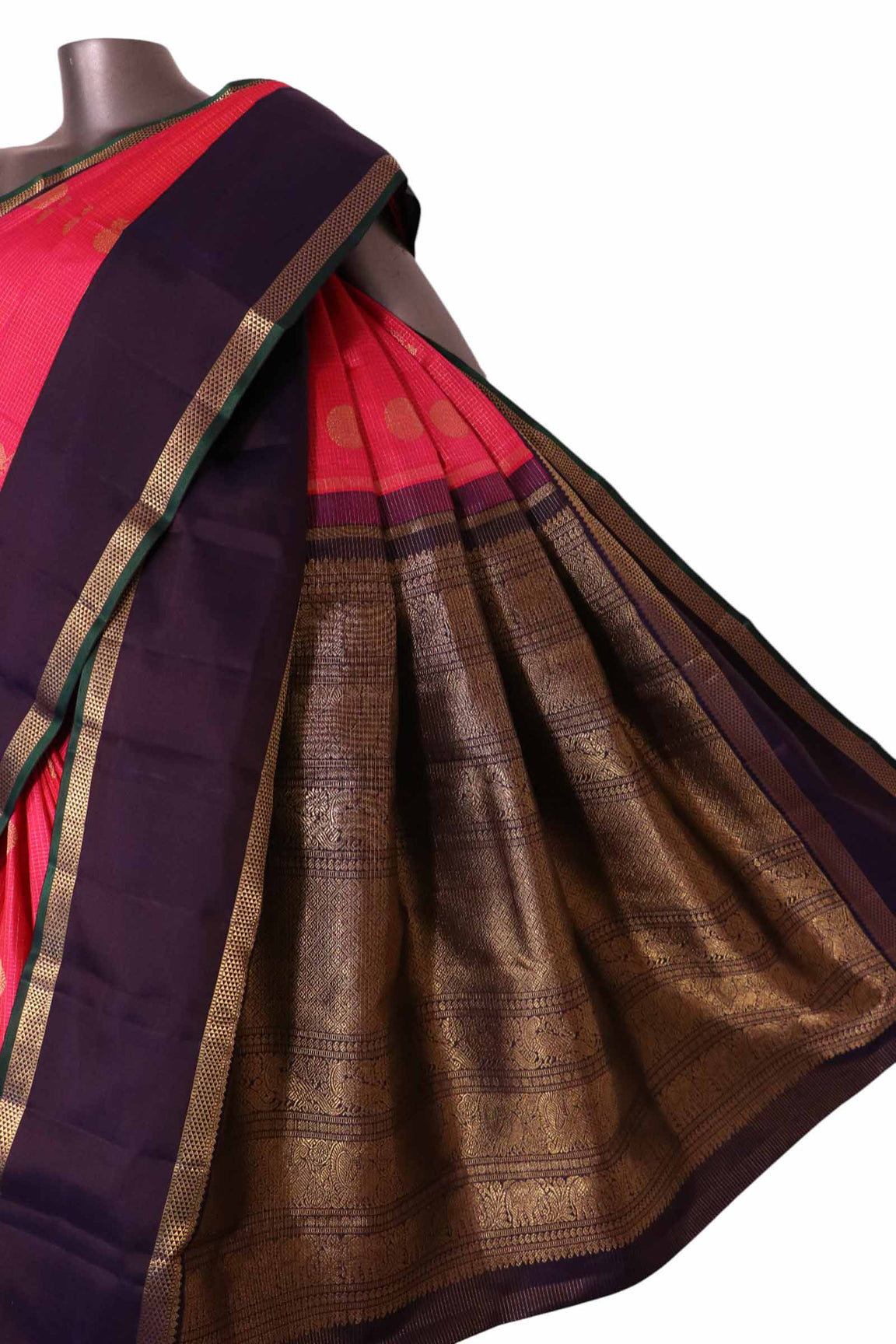 Pure Handloom Kanjeevaram Silk Saree AL202505