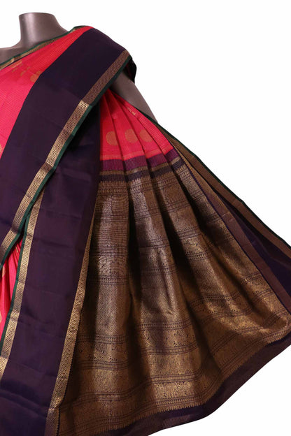 Pure Handloom Kanjeevaram Silk Saree AL202505