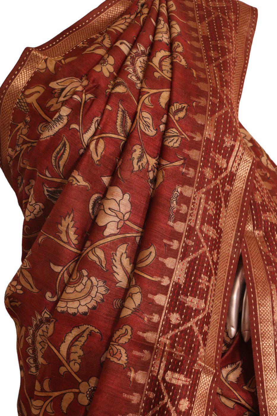 Designer Pure Tussar Silk Saree AJ207689