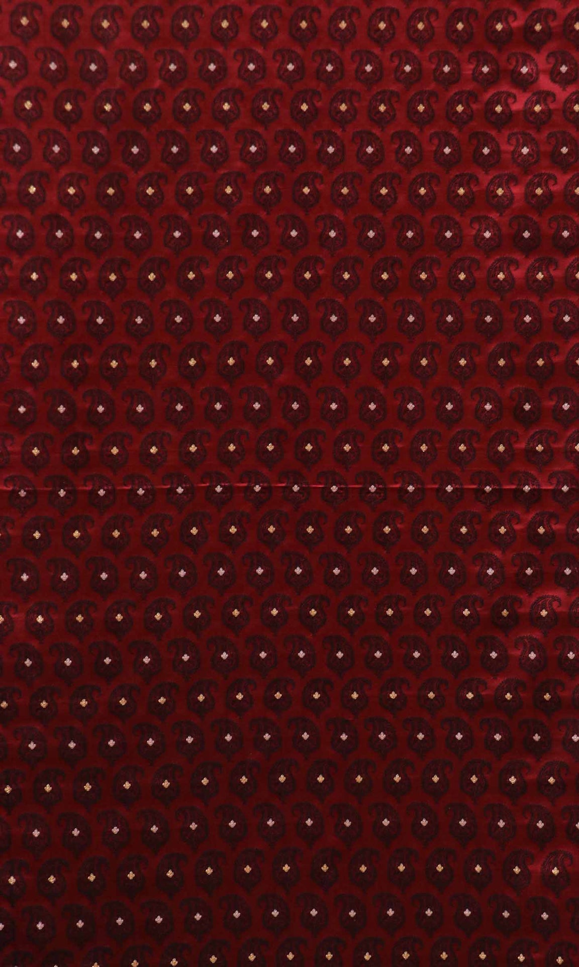 Handloom Pure Jamawar Silk Fabric AE205189