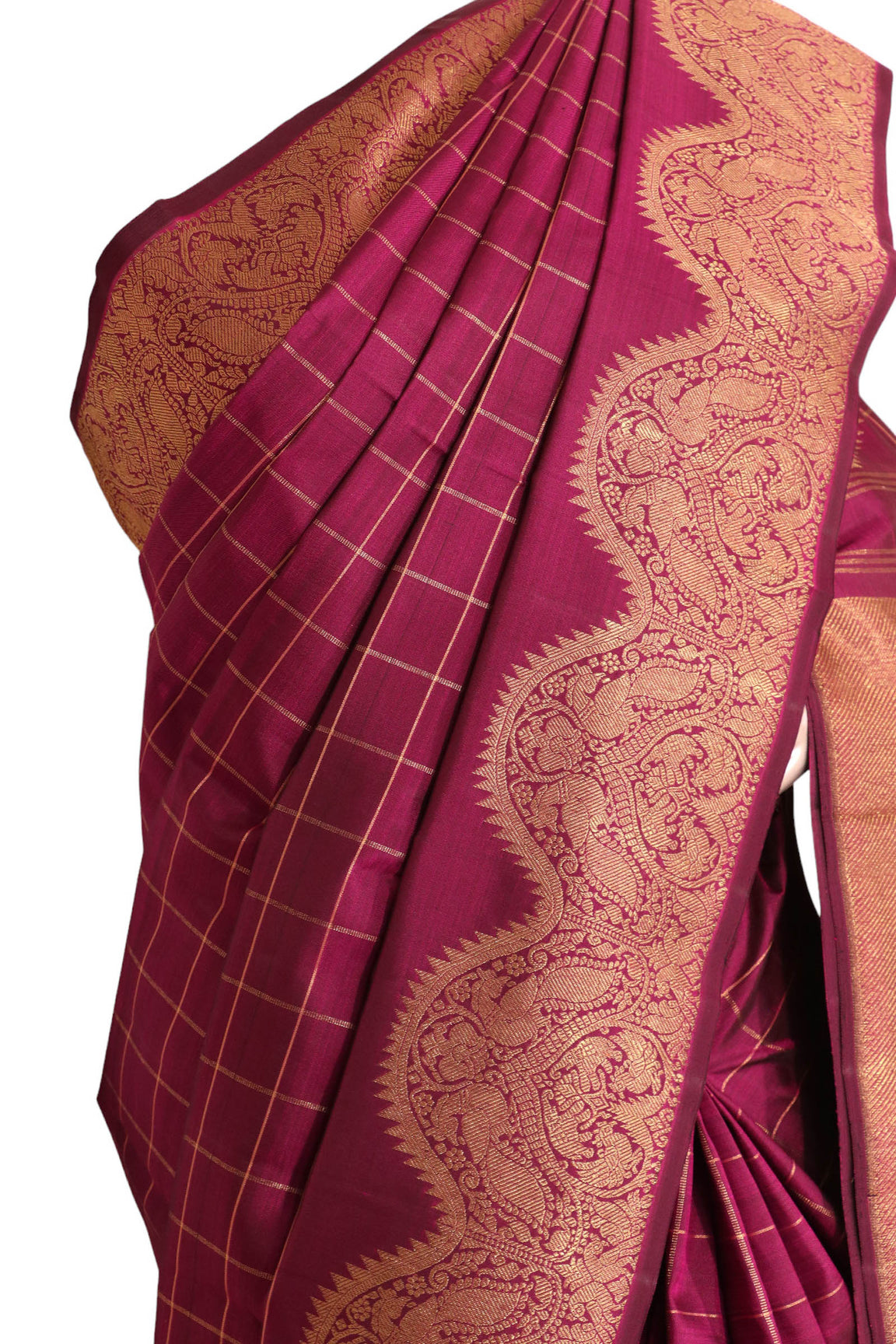 Handloom Wedding Kanjeevaram Silk Saree AJ203638