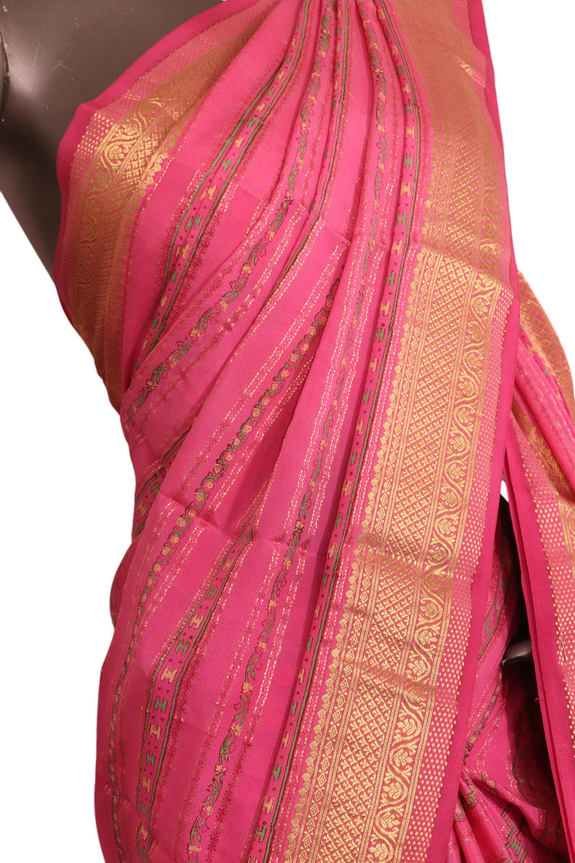 Floral Pure Crepe Silk Saree AK211014
