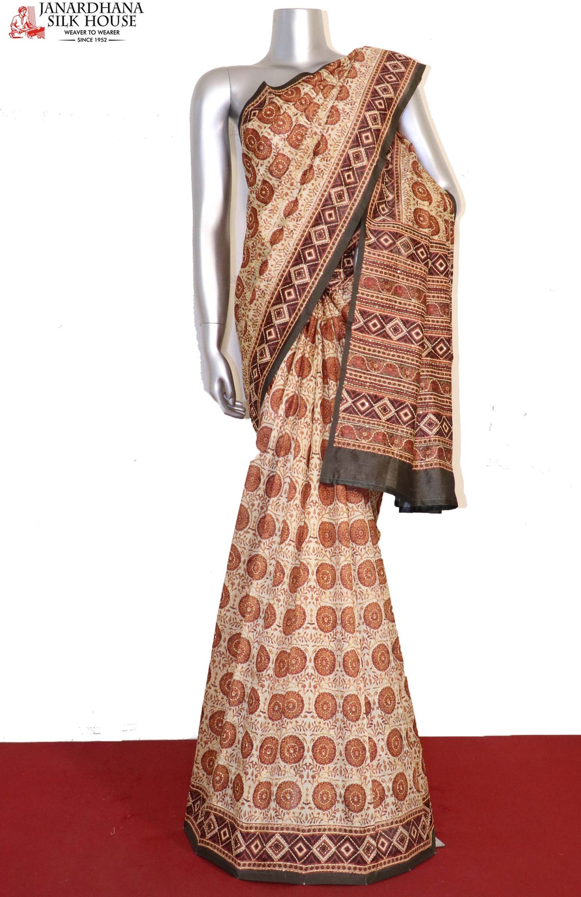 Embroidery Art Silk Saree AI209351