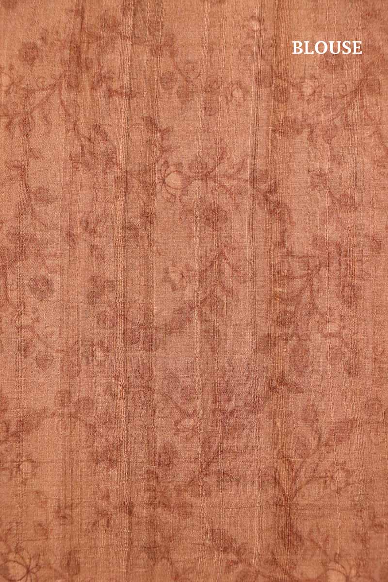 Exclusive Printed Pure Tussar Silk Saree AI207507